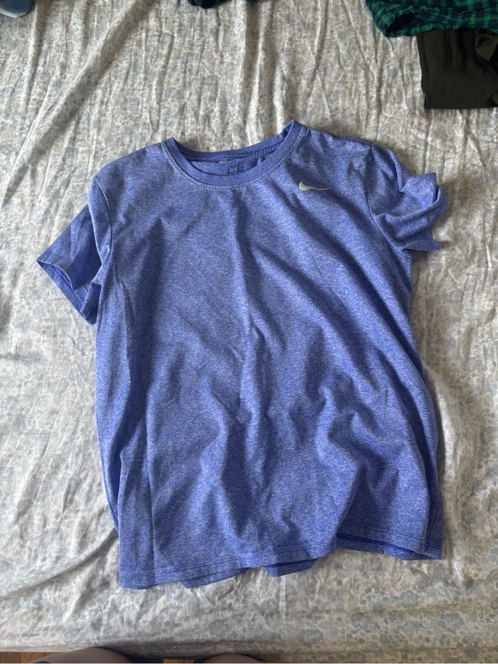 Nike Heathered Royal Blue Short-Sleeve Performance Tee